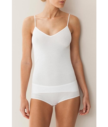 Zimmerli-266-2100 Cotton De Luxe Spaghetti Top